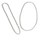 Darice • signed sealed remembered cable chain 457mm ant. silver
