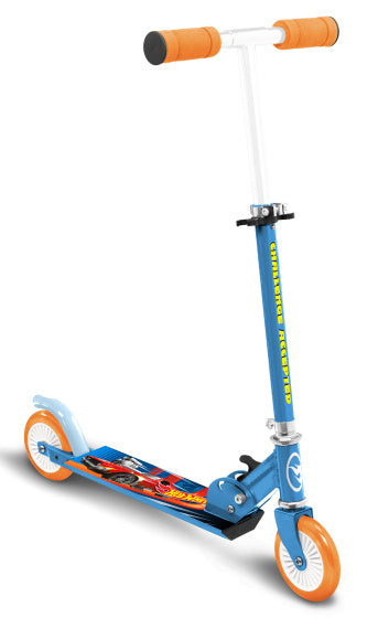 Afbeelding laden in galerijviewer, Mattel 2-wiel Kinderstep Opvouwbaar Voetrem Blauw
