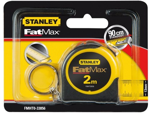 Afbeelding laden in galerijviewer, Stanley handgereedschap fatmax rolbandmaat 2m sleutelhanger - fmht0-33856
