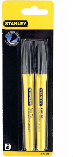 Stanley handgereedschap markeerstift fijne tip zwart - 0-47-316