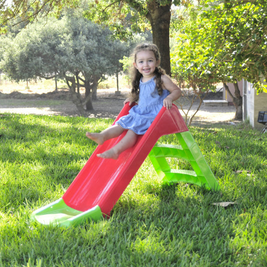Starplay glijbaan 135 x 46 x 67 cm rood groen