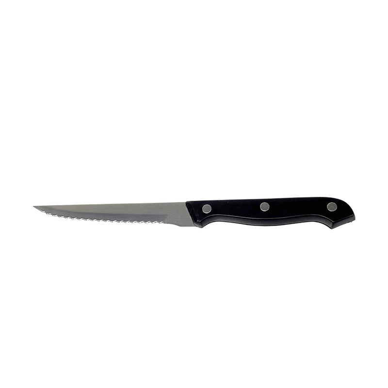 Afbeelding laden in galerijviewer, Steakmes 12cm rvs zwart
