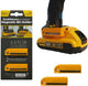 Stealthmounts bithouder voor dewalt | geel | 2 stuks - bh-dw-ylw-2