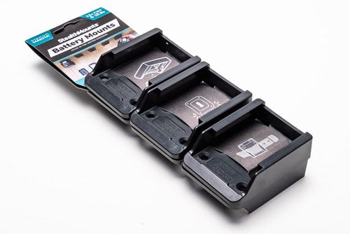 Afbeelding laden in galerijviewer, Stealthmounts bm-mk12-blk-6 accuhouders voor makita 12v cxt | zwart | 6 stuks - bm-mk12-blk-6
