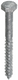 Steelies ultimate houtdraadbout din 571 8x 65 4.8 thermisch verzinkt | 100 stuks - 83230800651