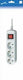Stroomlijn tcd ra 6-voudig 5 meter snoer wit - 6672013