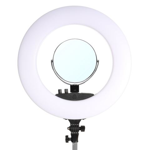 Afbeelding laden in galerijviewer, StudioKing LED Ringlamp Set 48W LR-480
