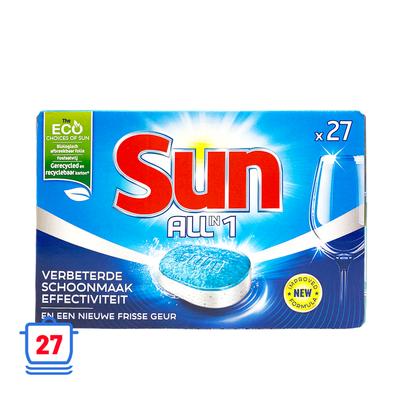 Afbeelding laden in galerijviewer, Imp sun vaatwastabletten all in 1 27 stuks
