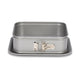 Patisse springvorm vierkant 24 cm staal zilver- cakevorm