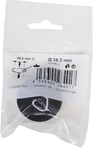 Afbeelding laden in galerijviewer, Cornat ventielstop wastafel 38.5mm - t318611
