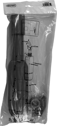 Afbeelding laden in galerijviewer, Cornat sifon wasmachine 1'' 40 50mm 422 - t356012g
