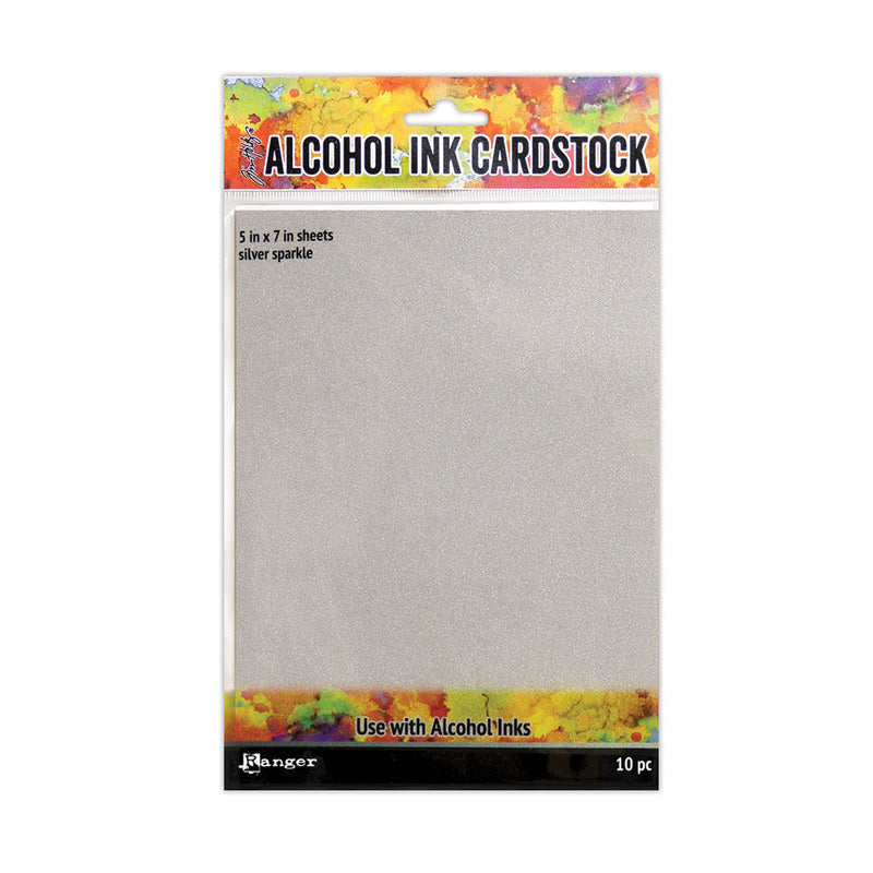 Afbeelding laden in galerijviewer, Ranger ink ranger • tim holtz alcohol inkt karton zilver glitter
