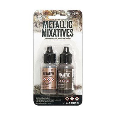 Ranger ink ranger • tim holtz mixatives rosegold gunmetal 14ml