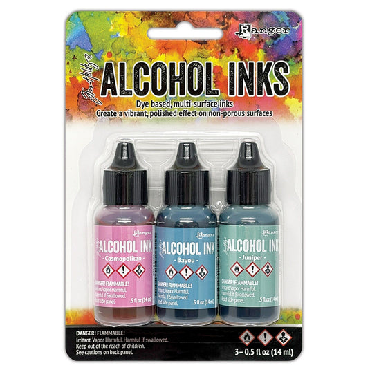 Ranger ink ranger • tim holtz alcohol ink kit getaway 3pcs