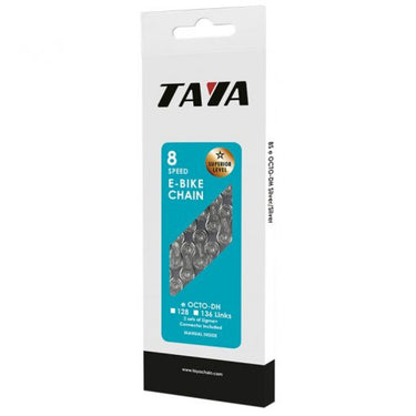 Taya ketting octo-dh 1 2x3 32x136 e-bike, 7-8 speed, zilver