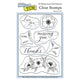 The crafter's workshop • stamp set ik hou van je bloemen 4x6