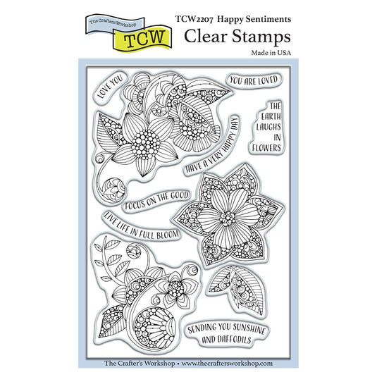 The crafter's workshop • stamp set blije gevoelens 4x6