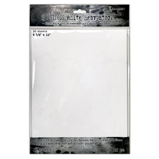 Ranger ink ranger • tim holtz distress mixed media heavystock 20,32x25,40cm white