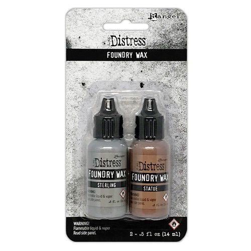 Ranger ink ranger • distress foundry wax kit 2 sterling statue