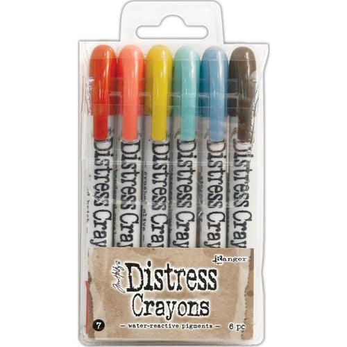 Afbeelding laden in galerijviewer, Ranger ink ranger • tim holtz distress crayons set 7 6st.
