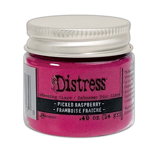 Ranger ink ranger • tim holtz distress embossing glaze picked raspberry