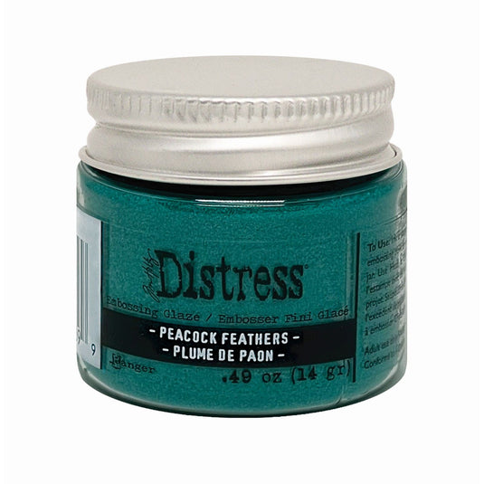 Ranger ink ranger • tim holtz distress embossing glaze peacock feathers