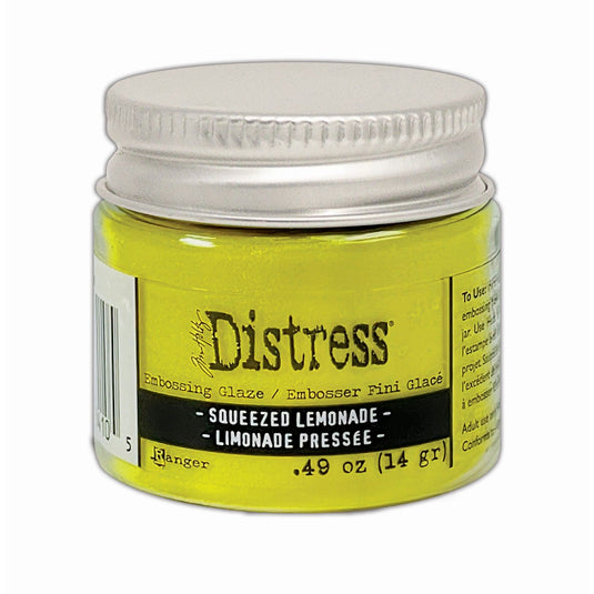 Ranger ink ranger • tim holtz distress embossing glaze squeezed lemonade