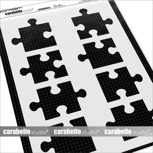 Carabelle studio • stencil artist trading puzzle by alexi