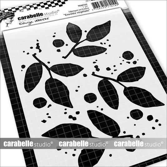 Carabelle studio • stencil a6 plant flight by edwige verrière