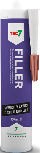 Tec7 filler patroon alles-in-één vulmiddel en afwerkingsplamuur 300ml - 601106000