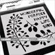 Carabelle studio • stencil perfect life by birgit koopsen