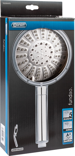 Afbeelding laden in galerijviewer, Cornat handdouche fundao 5s chroom - tecb3475
