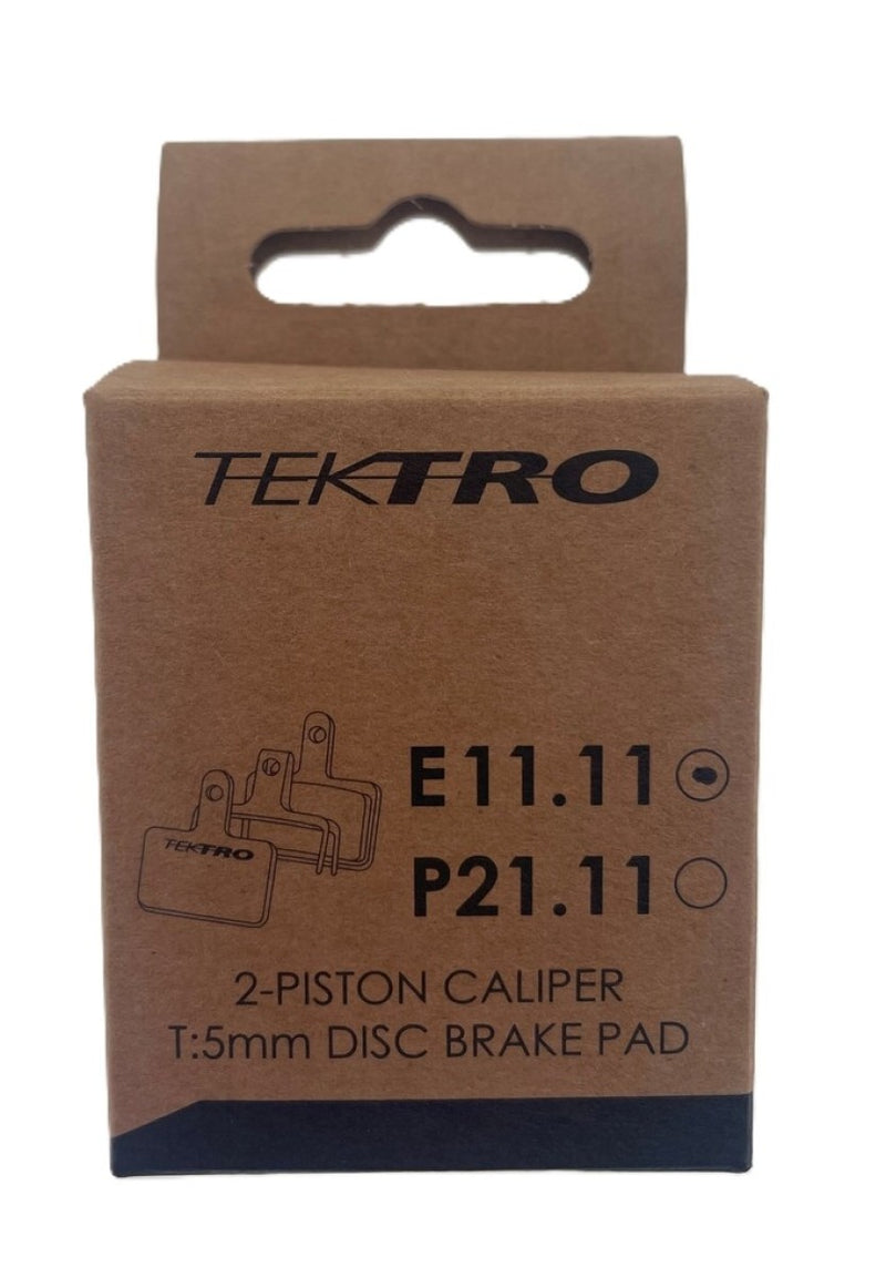 Afbeelding laden in galerijviewer, Tektro schijfremblokken e1111 2-piston 5mm low noise resin

