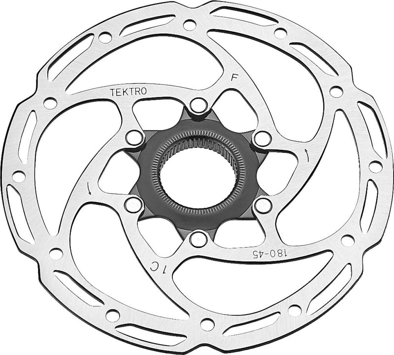 Afbeelding laden in galerijviewer, Tektro schijfrem rotor tr180-45 ø180x2,3mm, centerlock, zilver
