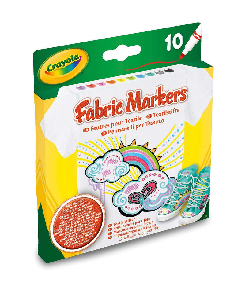Afbeelding laden in galerijviewer, Crayola textielstiften, 10st.

