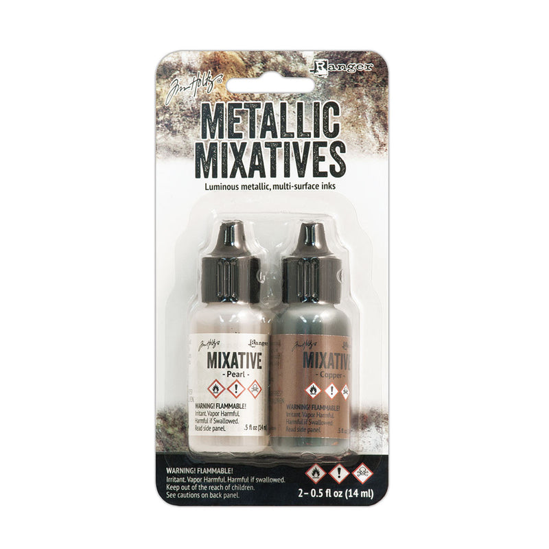 Afbeelding laden in galerijviewer, Ranger ink ranger • tim holtz mixatives pearl copper 14ml
