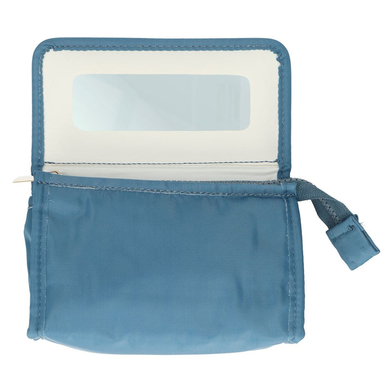 Afbeelding laden in galerijviewer, Traveller spiegeltas essentials blauw 16.5cm x 11cm
