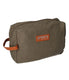 Traveller toilettas box sports classic canvas bruin grijs 30cm x 20cm
