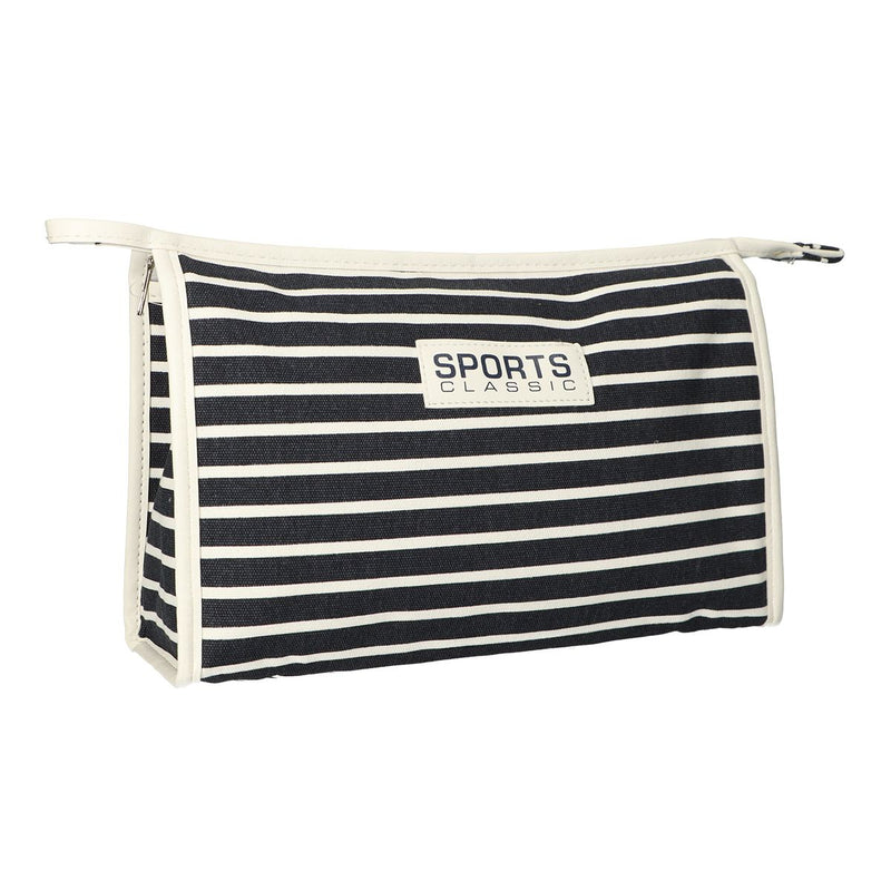 Afbeelding laden in galerijviewer, Traveller toilettas stripe blauw sports classic 30x20cm
