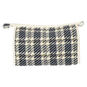 Traveller toilettas tweed ruit 26x16cm