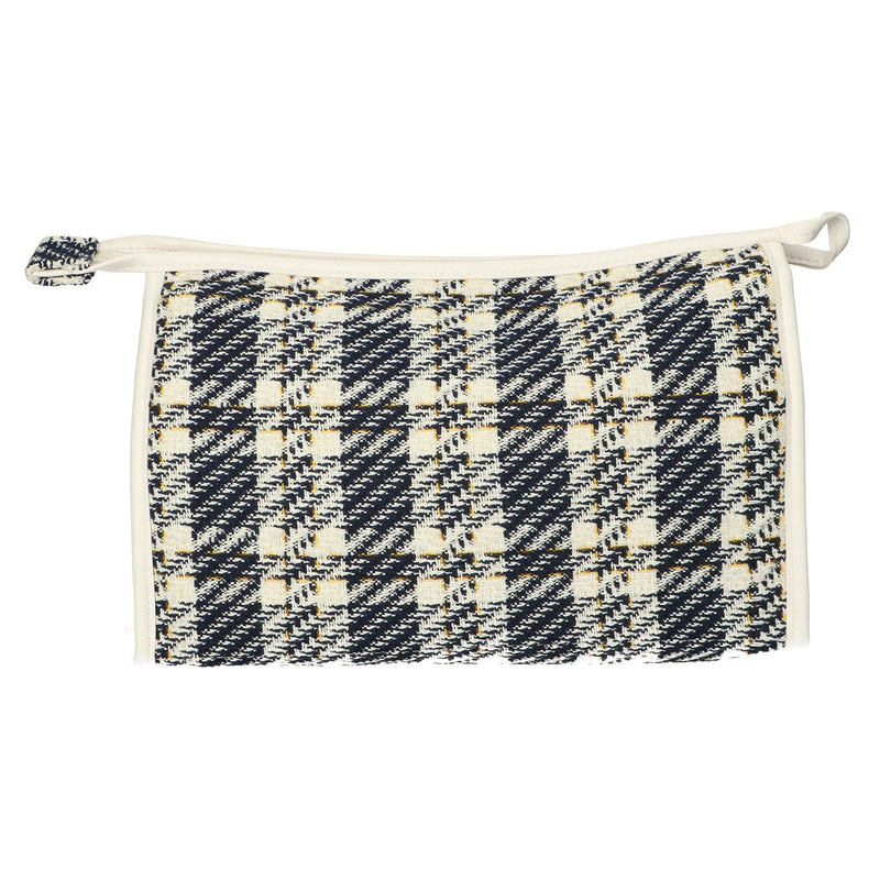 Afbeelding laden in galerijviewer, Traveller toilettas tweed ruit 26x16cm
