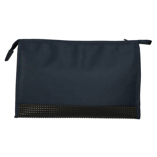 Traveller toilettas rubber blauw 30x19,5cm