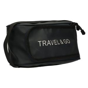 Traveller toilettas travel go donkerblauw 15,5cm x 13,5cm