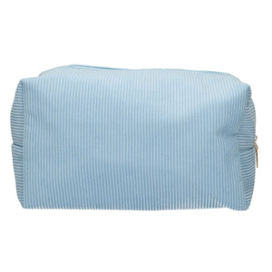 Traveller toilettas rib waterdicht blauw 24,5cm x 18,5cm