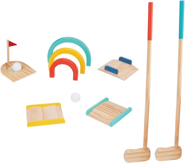 Afbeelding laden in galerijviewer, Tooky toy Houten Speelgoed Golfset 13-delig
