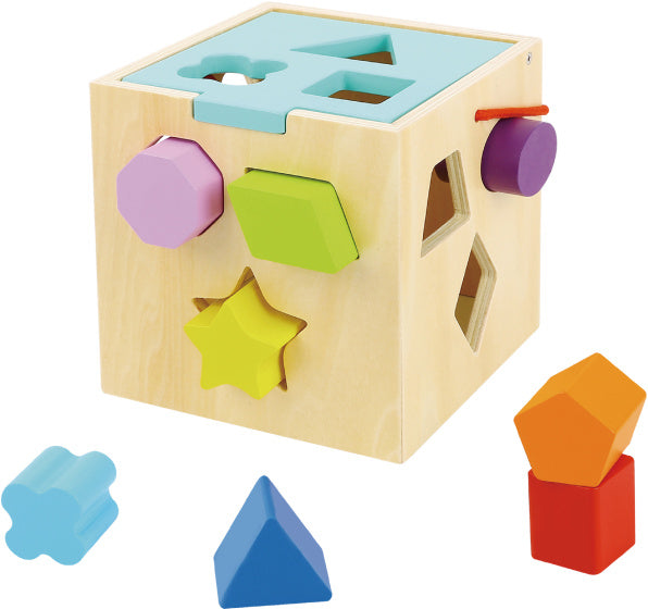 Afbeelding laden in galerijviewer, Tooky toy Houten Vormenstoof 12 maanden 13-delig
