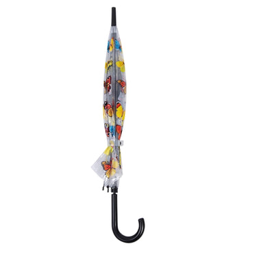 Esschert design paraplu transparant met vlinderprint ã˜83cm