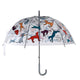 Esschert design paraplu transparant it's raining cats dogs ã˜83cm