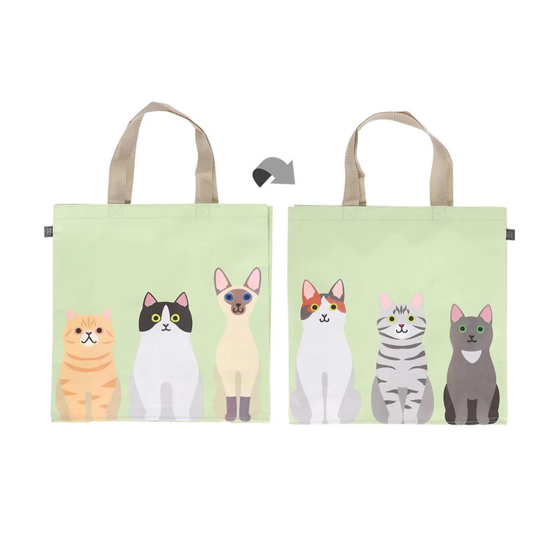 Afbeelding laden in galerijviewer, Esschert design boodschappentas katten 40x40x14,5cm
