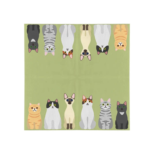 Esschert design papieren servetten katten 33x33cm